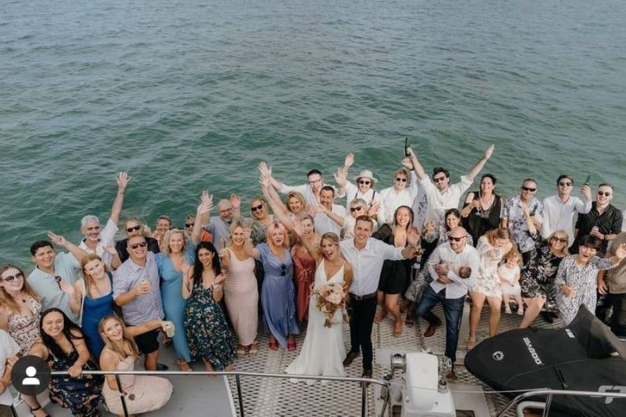 Ocean Eagle Party Boat Wedding Party