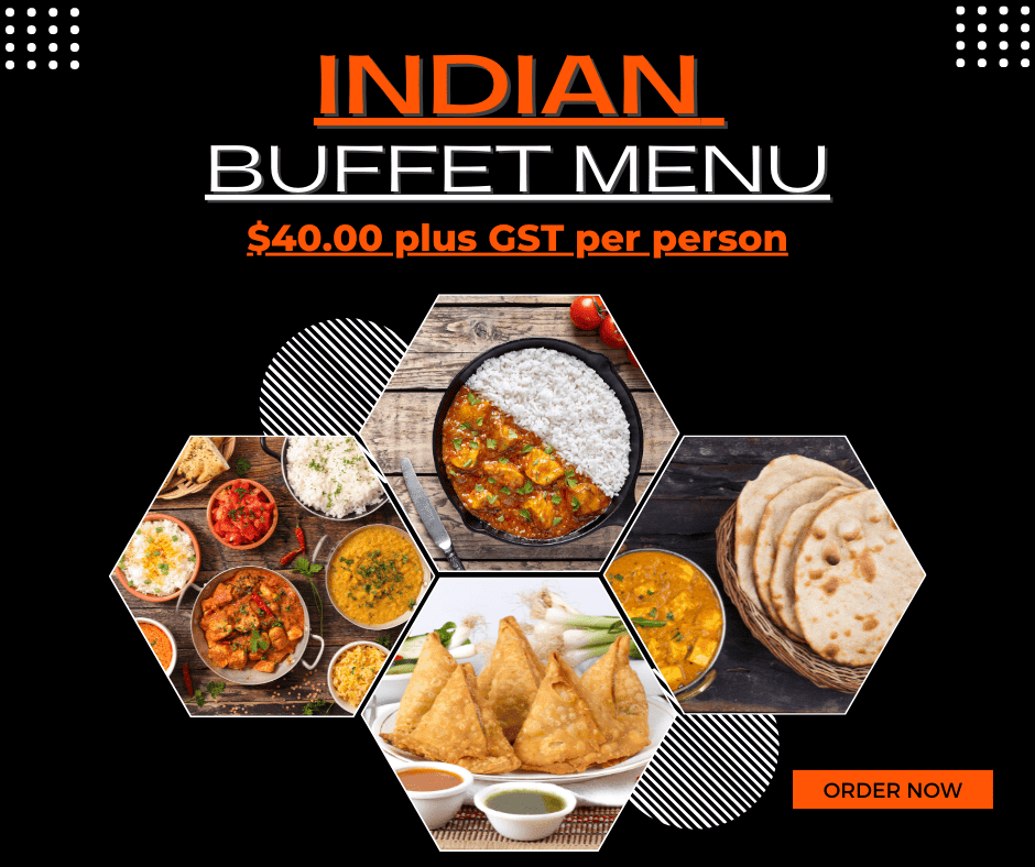 Indian buffet menu